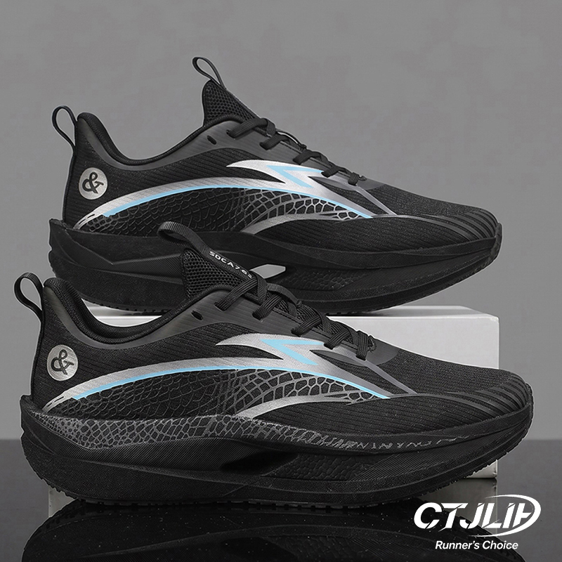 Carbon Plate Marathon Racing Shoes - รองเท้าวิ่งแผ่นคาร์บอน รองเท้าผ้าใบสำหรับแข่งมาราธอน รองเท้าผ้าใบผู้ชาย น้ำหนักเบา ระบายอากาศได้ดี รองเท้ากีฬาสำหรับการแข่งขัน