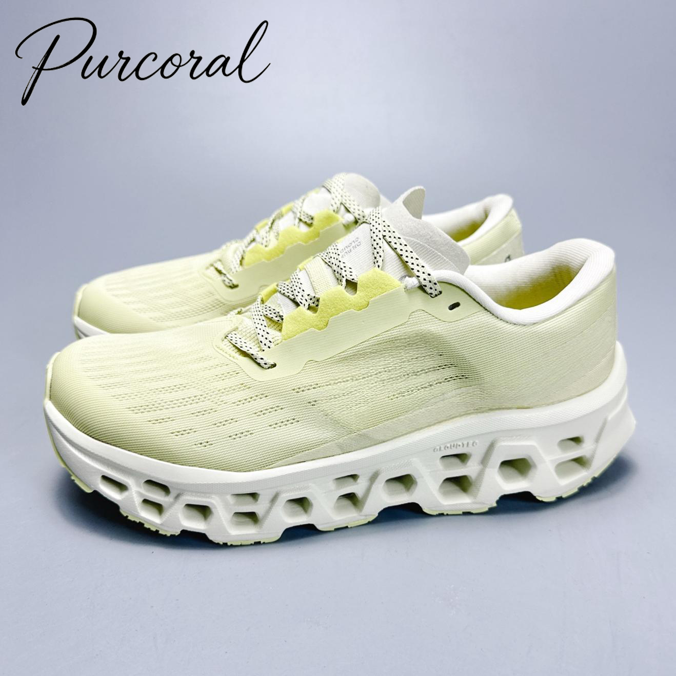 Breathable Mesh Athletic Shoes - Purcoral 2027 รองเท้าวิ่งผ้าถักตาข่ายระบายอากาศสำหรับผู้หญิง รุ่นใหม่ พื้นรองเท้าเจาะรู ดูดซับแรงกระแทก