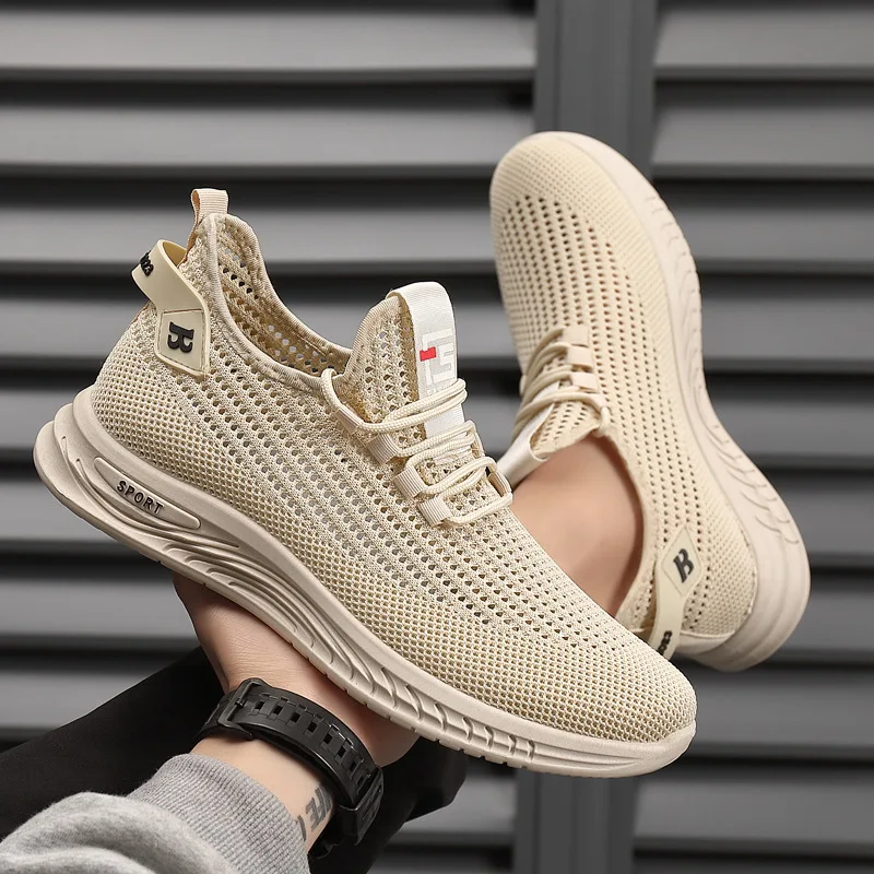 รองเท้าผ้าใบวิ่งตาข่ายถักสำหรั - Shock Absorbing Gym Trainers บทวิจารณ์และราคา