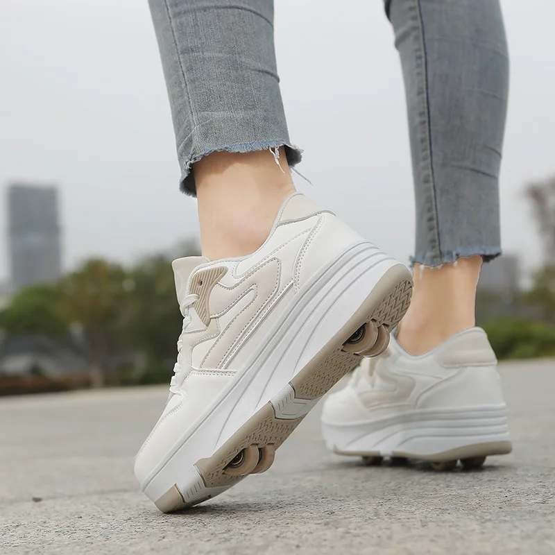 รองเท้าสเก็ตสำหรับเด็ก ใช้เล่น - Running Shoes บทวิจารณ์และราคา